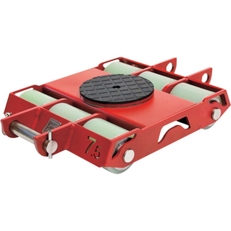 SDF-75F フラット型スマートドーリー イーグル 荷重7.5t 耐摩耗ゴム製自在回転テーブル