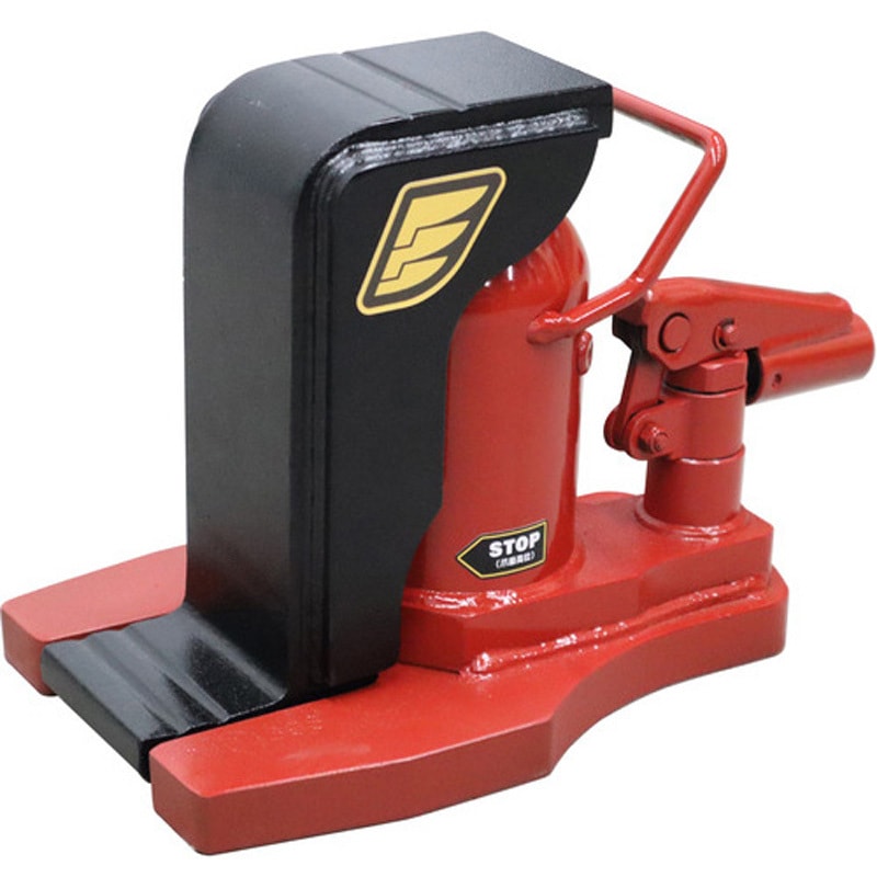 ET-100 低床・レバー回転・安全弁付爪つきジャッキ イーグル 爪荷重5t   ET-100