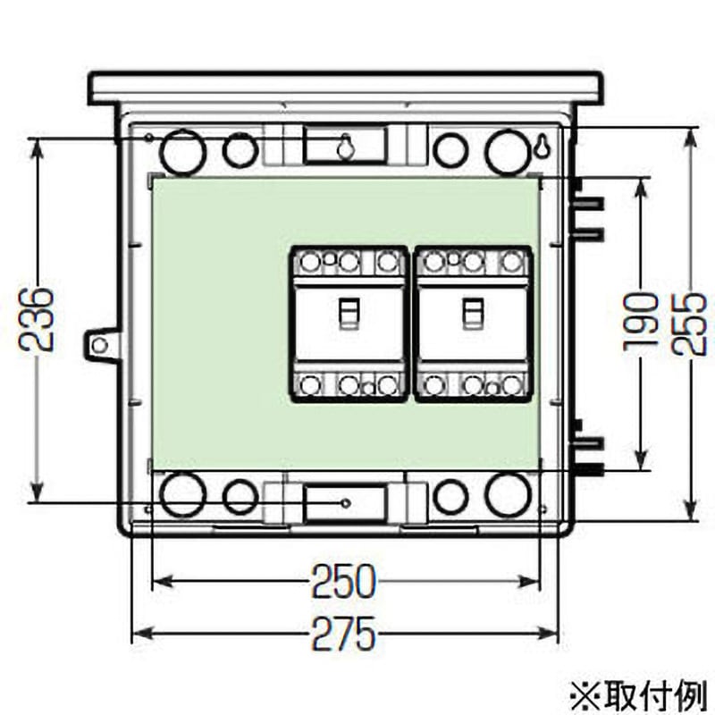 ウォルボックス 屋根付(ヨコ型) 保護等級IPX3