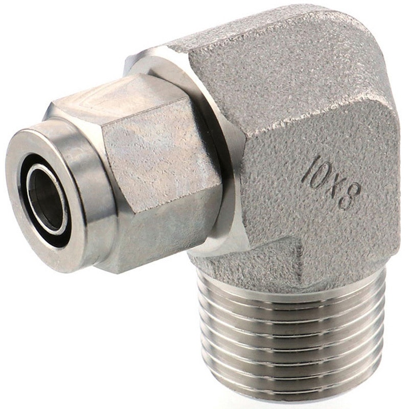 NSL1080-04 SUS316締付継手エルボ PISCO(ピスコ) 1/2 チューブ外径10mm