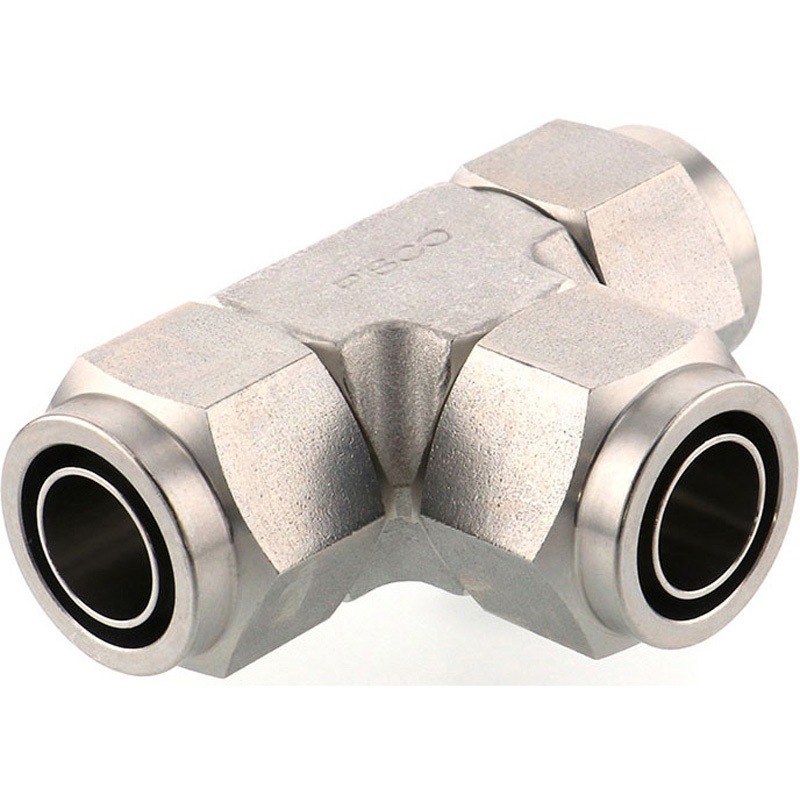 NSE1613 SUS316締付継手ユニオンティー PISCO(ピスコ) チューブ外径16mm 1個