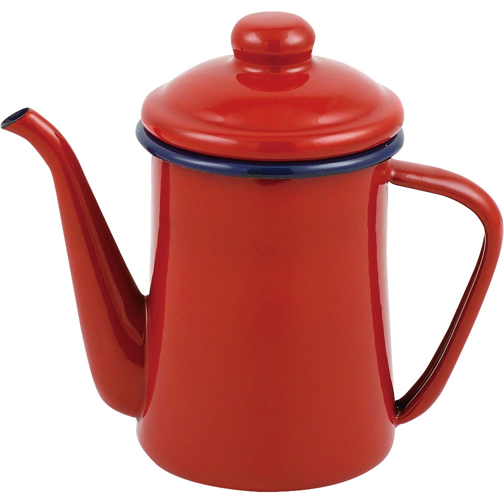 HB-4412 ジャストサイズ ホーローコーヒーポット600ml 1個 パール金属