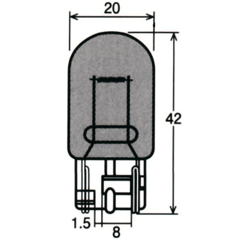 584 ウェッジベース電球(ブリスターパック) STANLEY(スタンレー電気