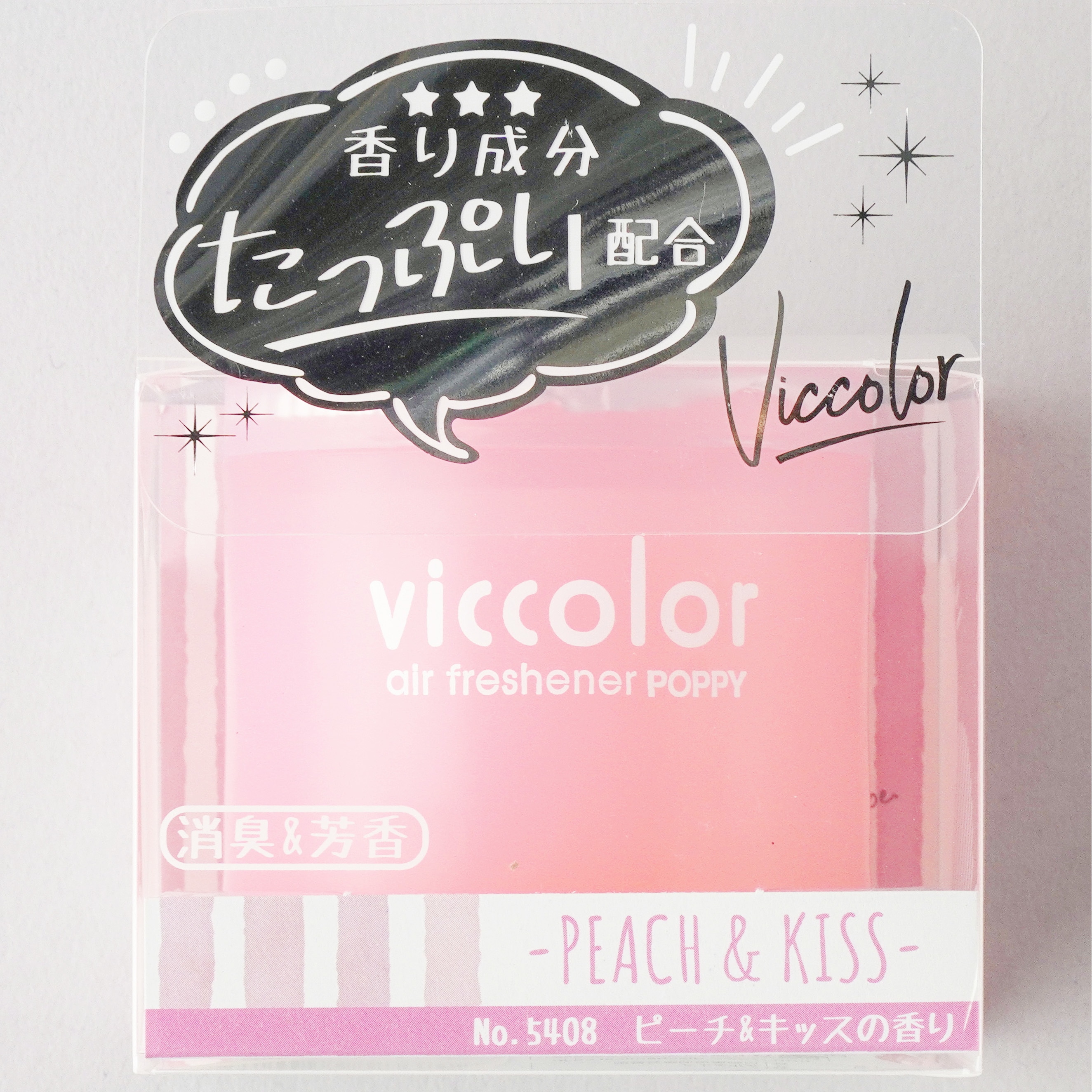 5408 芳香剤 ビッカラ ダイヤケミカル 置き型取付 香りピーチ&キッス 1