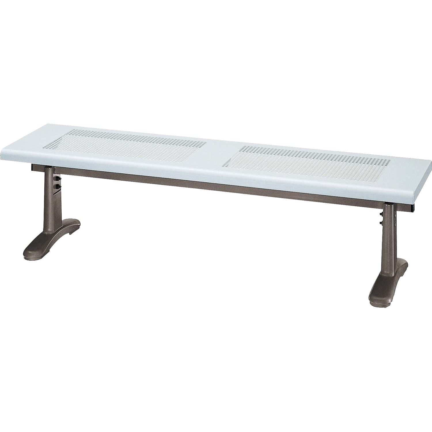 YB-55L-ID コンドル (屋内外用ベンチ)ベンチ YB-55L-ID 背なし CONDOR(山崎産業) ライトグレー色