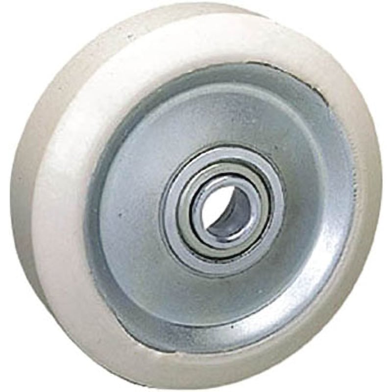 WUW-200 抗菌ホワイトウレタン車輪のみ 200径 1個 SISIKU(シシク) 【通販モノタロウ】