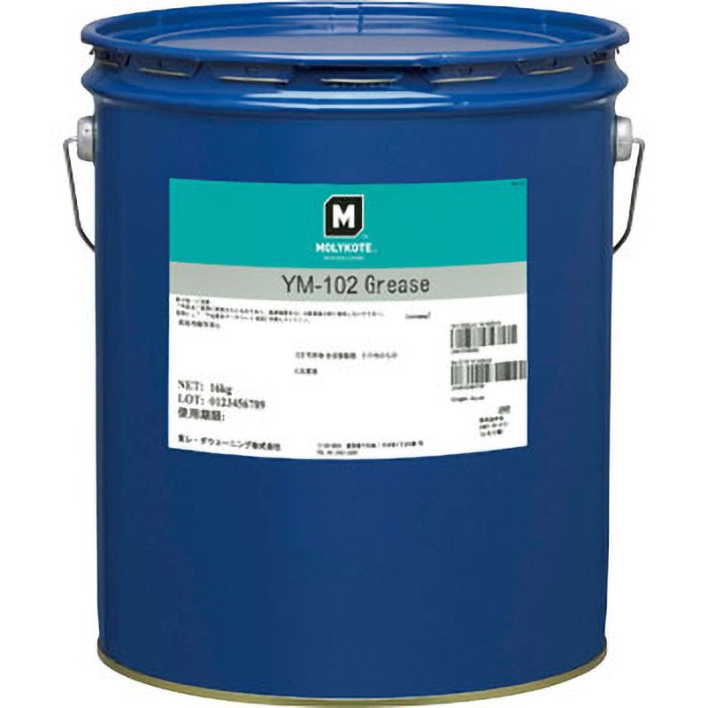 YM-102-16 モリコート 樹脂・ゴム部品用 YM-102グリース 16K 1缶(16kg) デュポン・東レ・スペシャルティ・マテリアル 【通販モノタロウ】