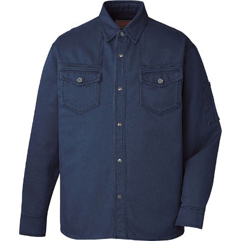 51004 JAWIN 51004 長袖シャツ(秋冬用) 自重堂 サイズ5L着丈82cm