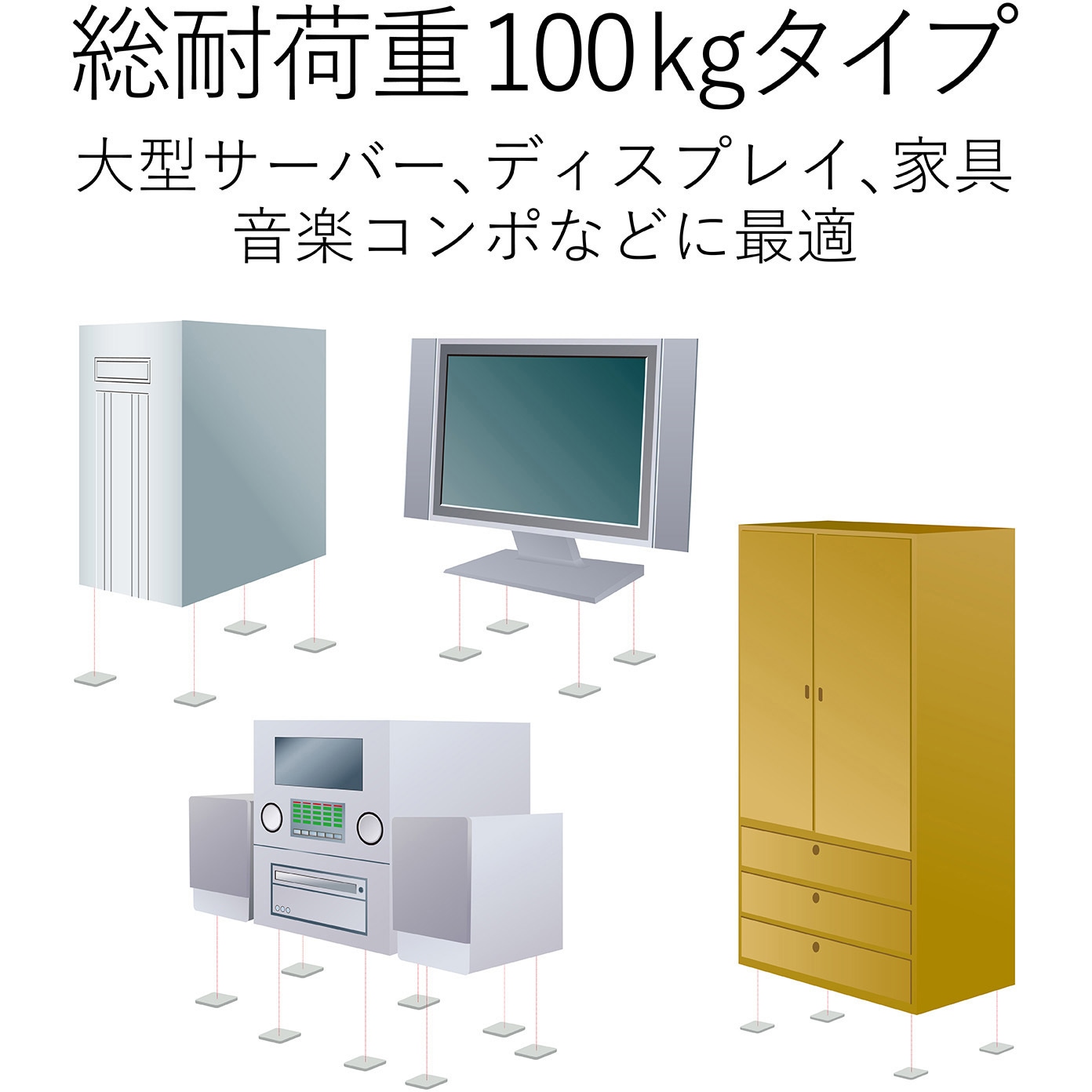 TG-011 耐震ゲル シール 落下や転倒を抑制 地震対策 転倒防止 防災用品 
