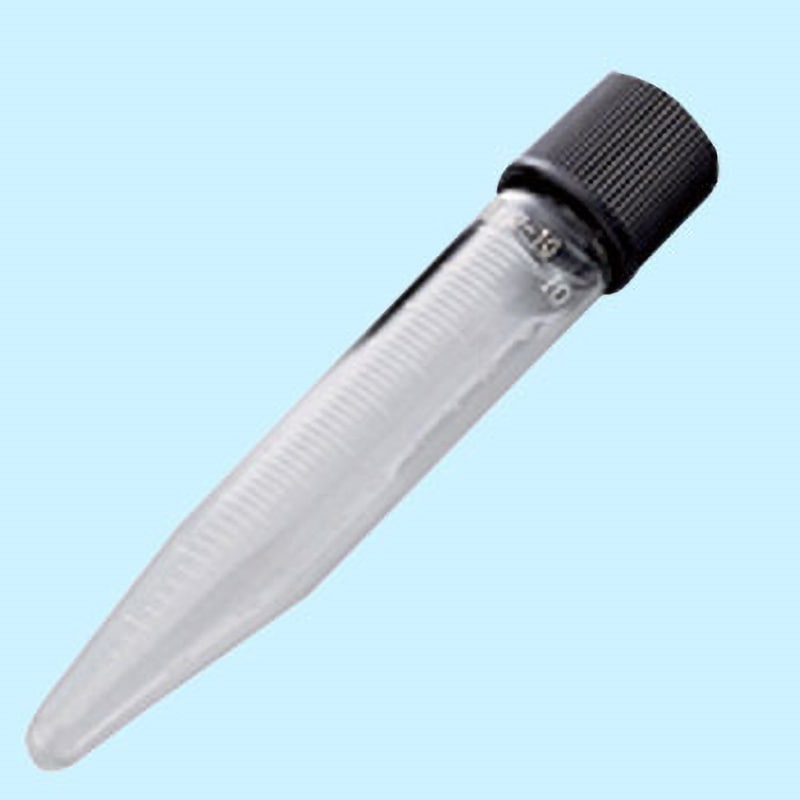 NS-10 目盛付試験管(ねじ口) マルエム[理化学・容器] 10mL スピッチ  1箱(100本)ガラス・樹脂・金属容器
