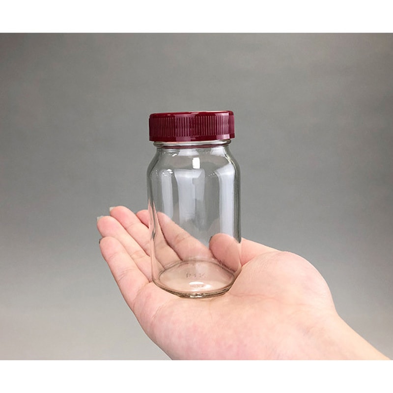 No.10 規格瓶(透明広口) アズワン 108mL 1本 【通販モノタロウ】