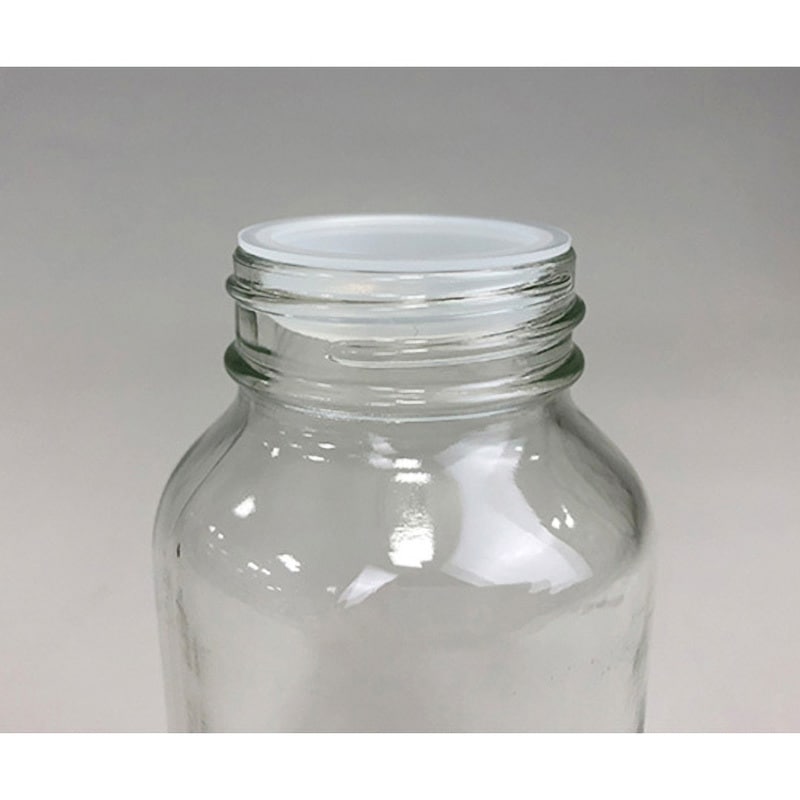 ガラス製保存瓶 透明 円筒形 規格瓶（広口）透明 【AXEL】 アズワン