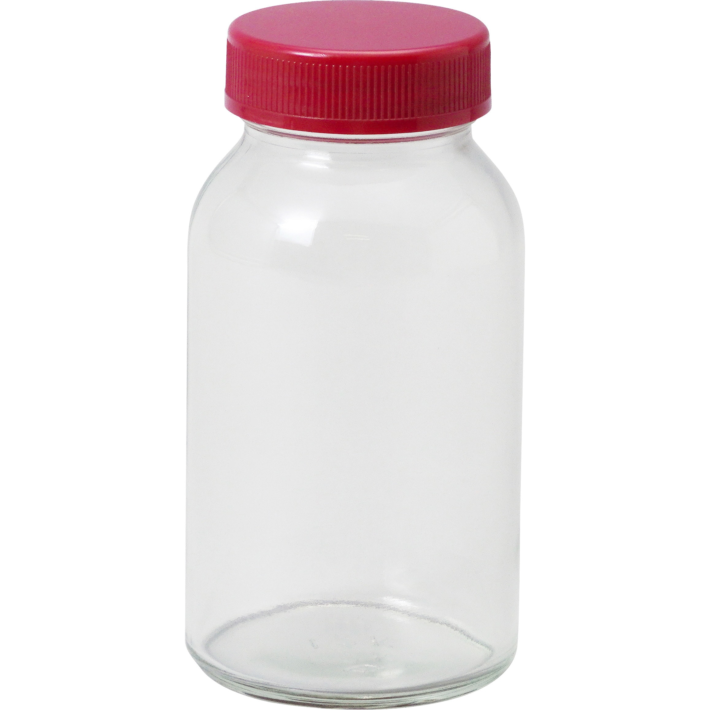 No.12 規格瓶(透明広口) アズワン 色(フタ)赤 - 【通販モノタロウ】