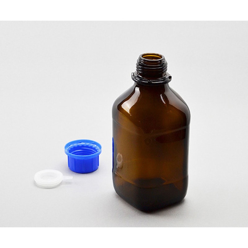 1671500 茶褐色ガラスボトル(全体コーティングタイプ) VITLAB 1000mL 1