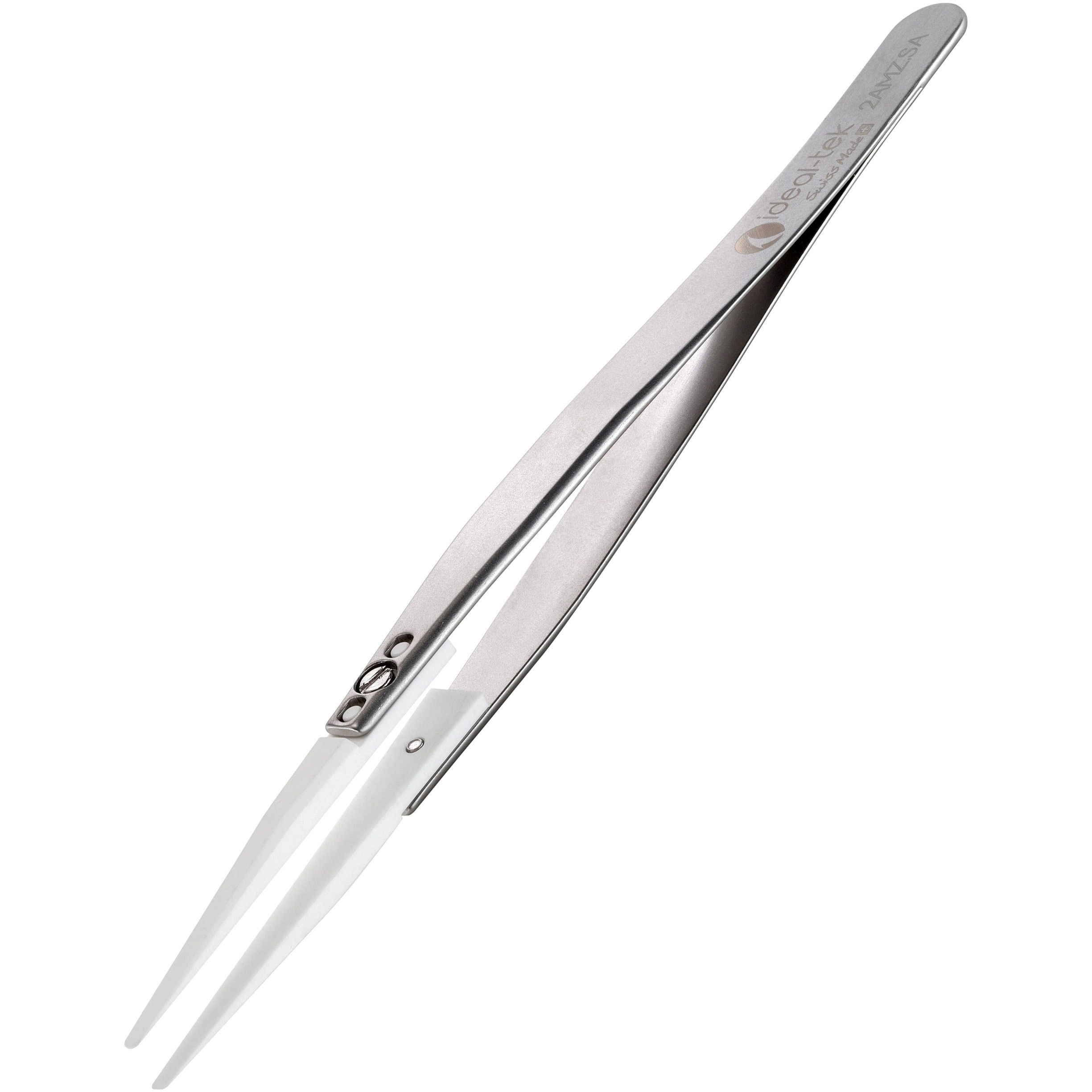 2AMZ セラミックピンセット Ideal-Tek 先細 全長140mm
