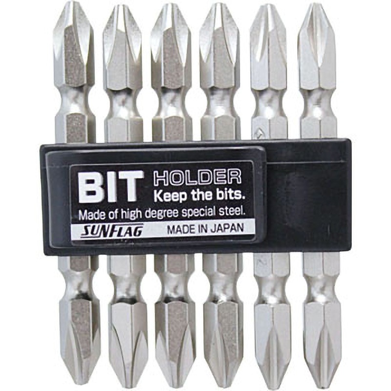 2×65 両頭シルバービットセット ACB-6 サンフラッグ(旧:新亀製作所