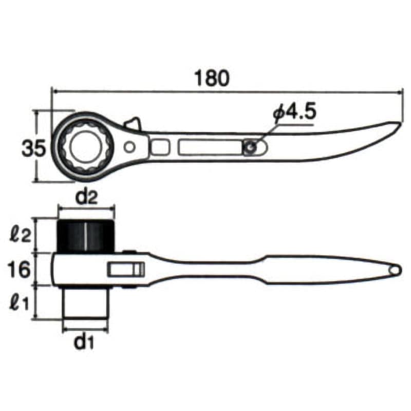 RM17×21CS 短ガチャ 1本 トップ工業 【通販モノタロウ】