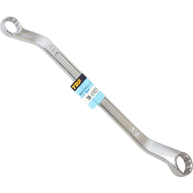 TM-17×21 両口メガネレンチ トップ工業 オフセット型 対辺寸法17×21mm