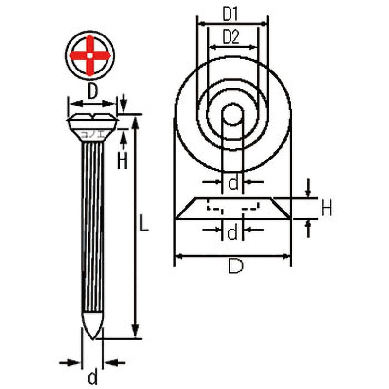 W204 コノエダブルNo.2 コノエ 青色 1袋(100個) W204 - 【通販