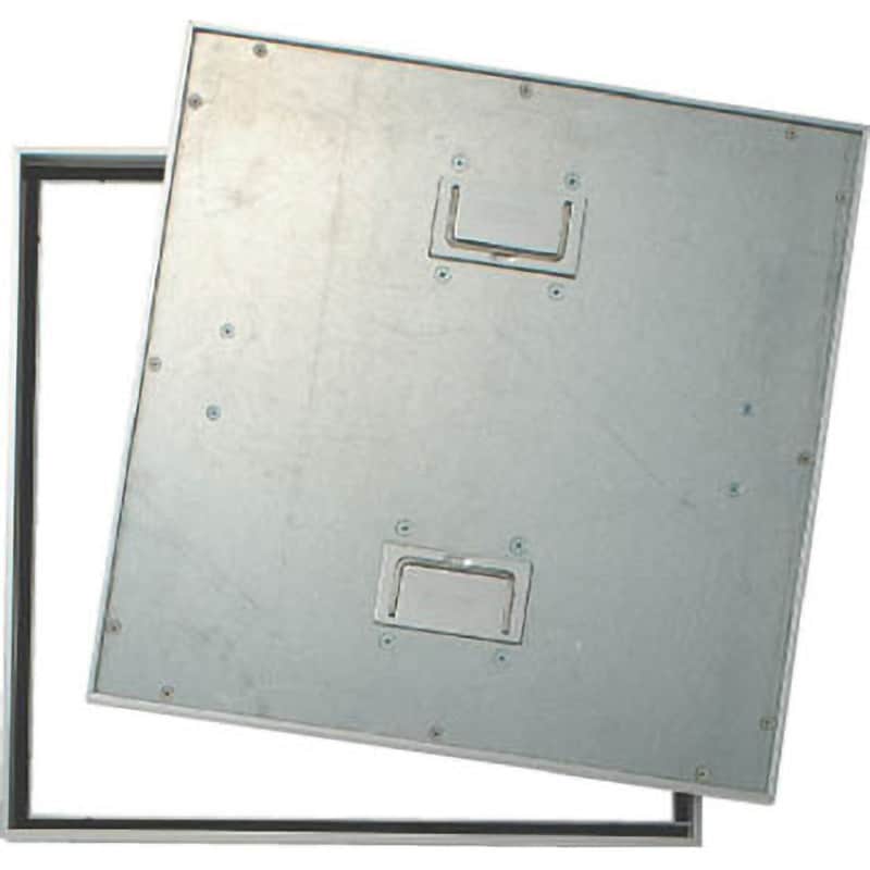 FAP60 床点検口アンダーハッチ 600×600 アルミ枠 鋼製下地用 1個