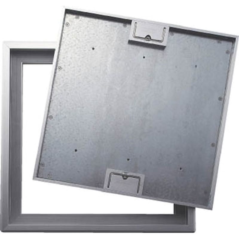 FAF45 床点検口アンダーハッチ 476×476 取手簡易ロック アルミ額縁枠 1