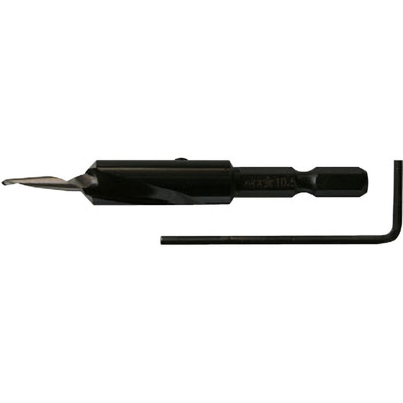 4×10.5 No.58X ハイス六角軸皿取錐 スターエム 六角レンチ 外径10.5mm