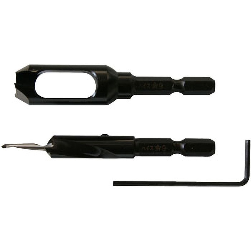 取り皿 No.58X ハイス六角軸皿取錐&埋木錐セット スターエム 木工用ドリル