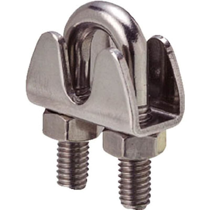 PWC-5 ステンレス プレスワイヤークリップ 1個 水本機械製作所