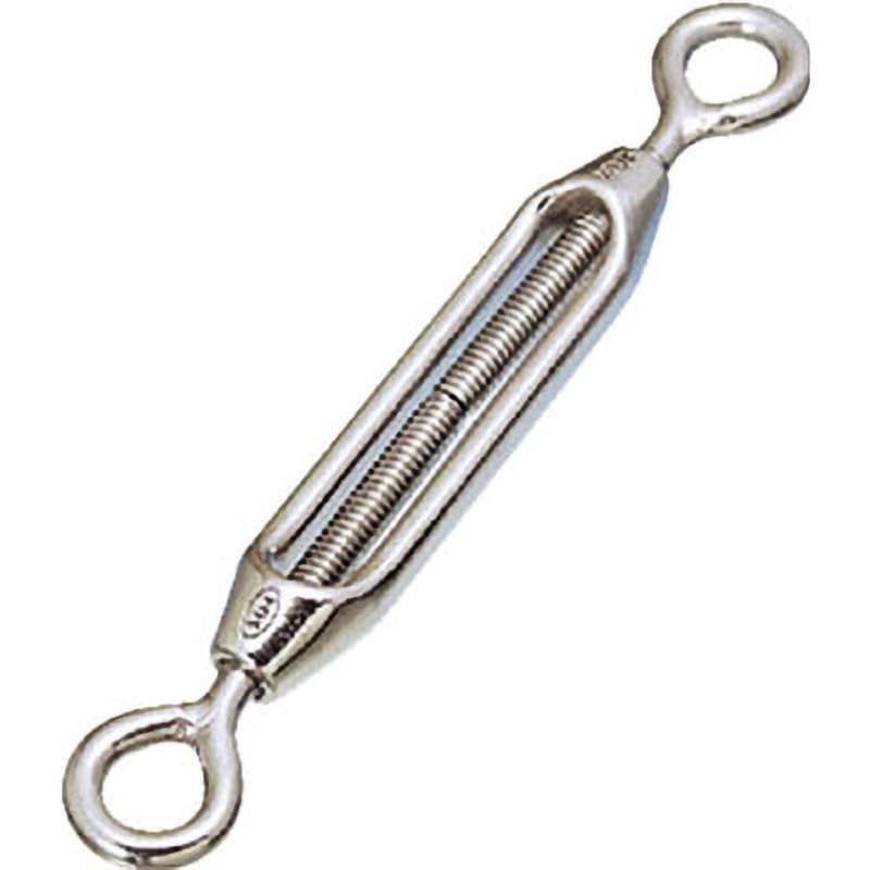 TB-19E 316 ステンレス 枠式ターンバックル(アイ&アイ)SUS316 捻子径M20 1個 水本機械製作所 【通販モノタロウ】