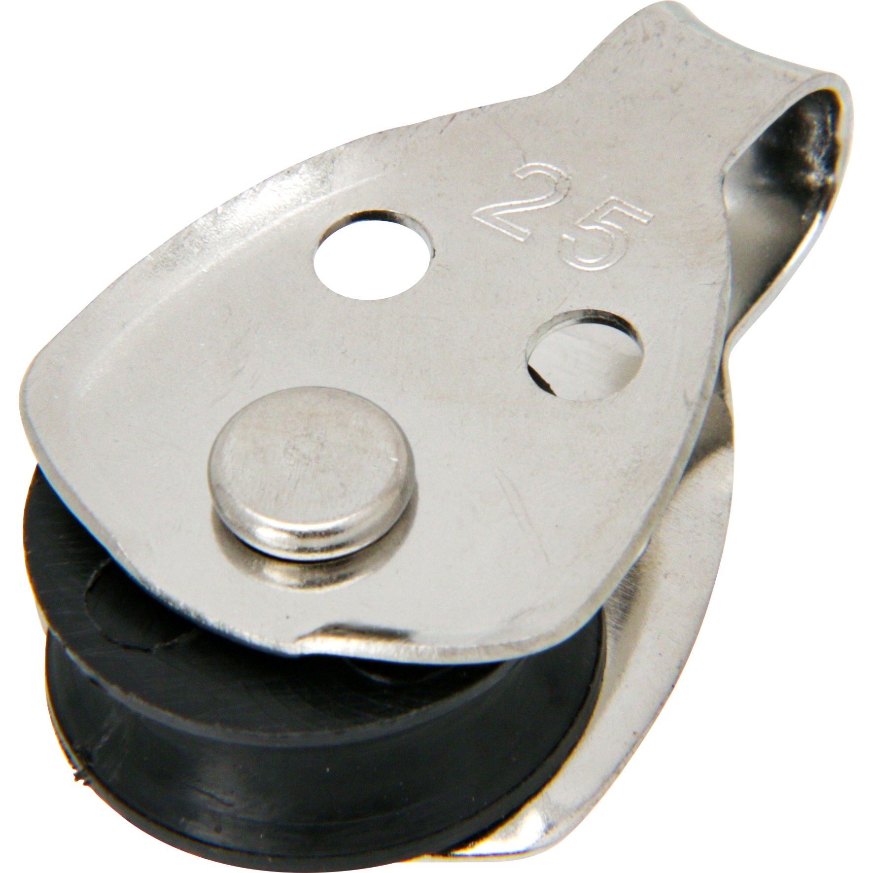 PB-25 プーリーブロック 使用ロープ径5～7mm 水本機械製作所 滑車 車数