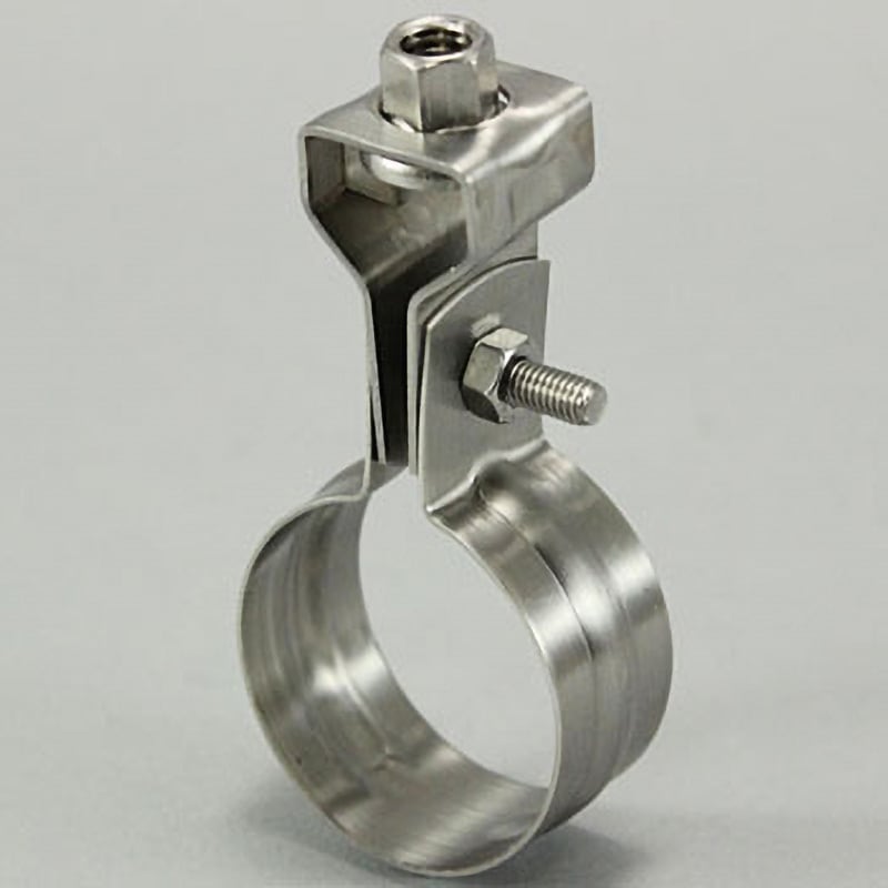 吊り金物 VP管用 吊バンド タンバックル付 40A SUS-304 120 (20×6)個入 20602600 野島角清 アミD EA440BP-40｜40A 吊りバンド(VP管用⁄10個)のページ -