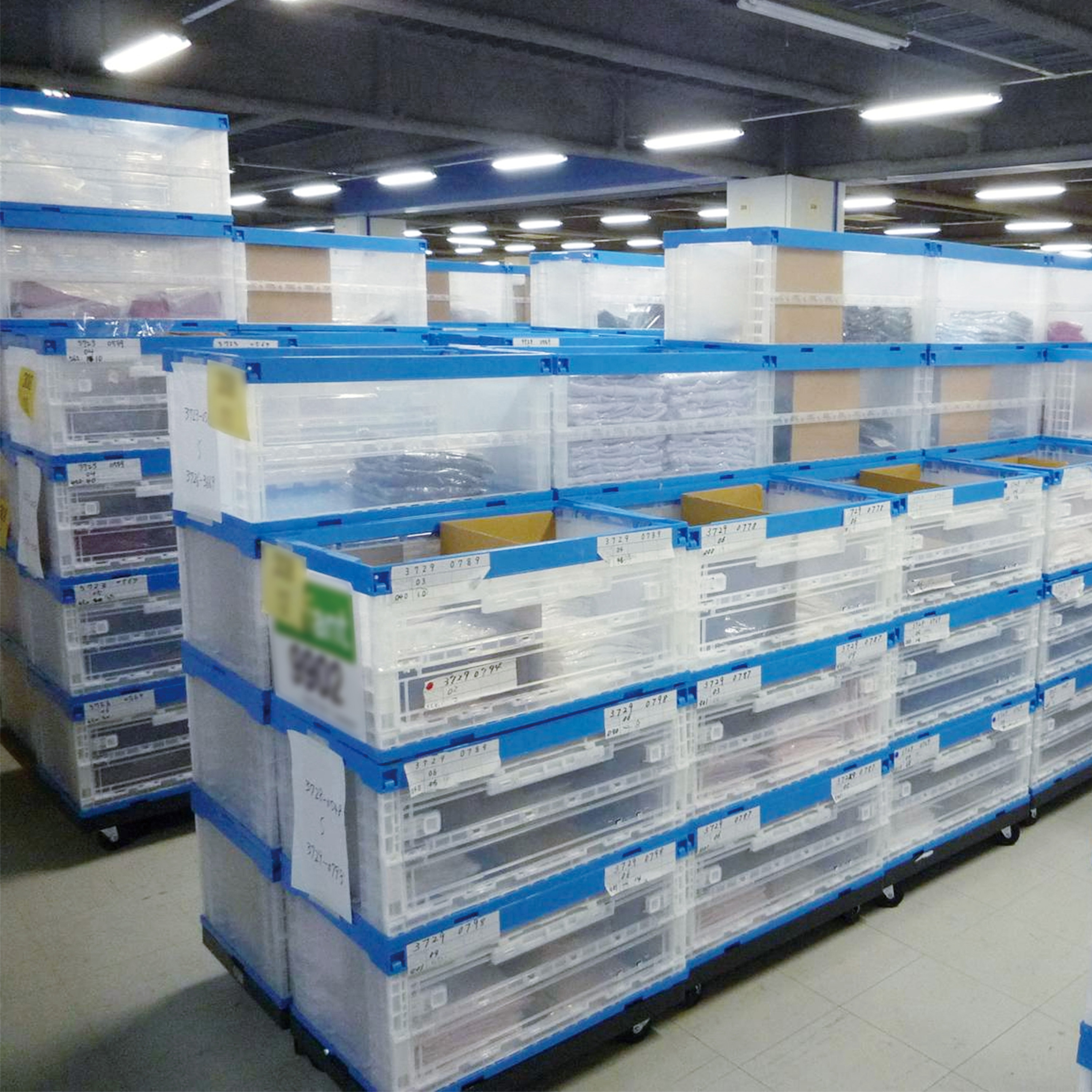 オリタタミP75B-S扉-L サンコー(三甲) 折りたたみコンテナ 【通販