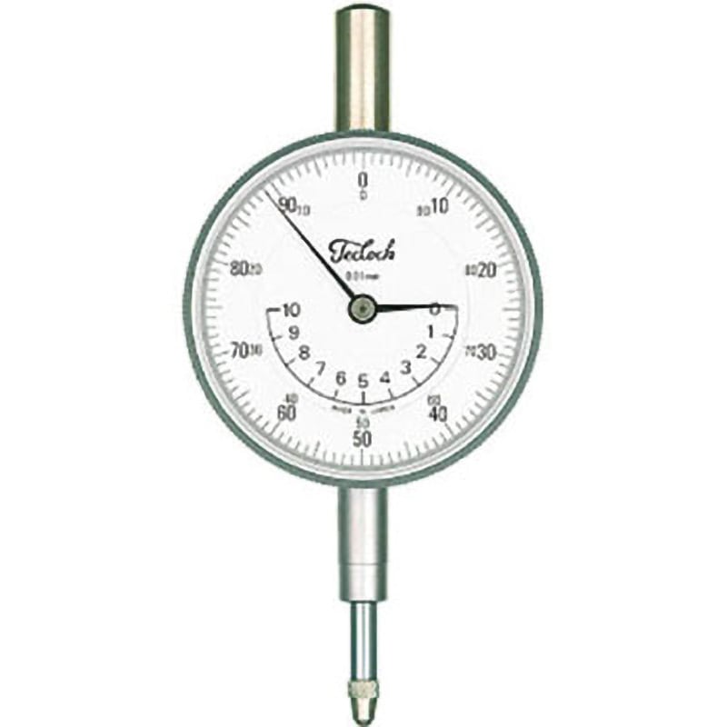 TM-110D 標準型ダイヤルゲージ テクロック 目量0.01mm全長113.7mm