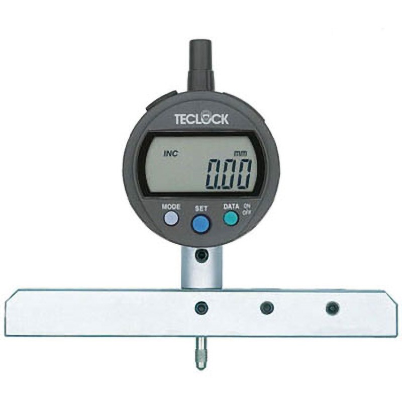 DMD-293J(英語版一般校正証明書付) 標準型デジタルデプスゲージ テクロック 測定範囲12(220)mm