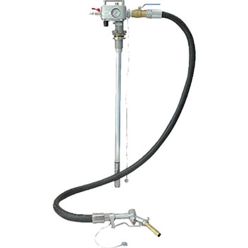 APD-25GN 吐出専用 ドラム缶用 エアプレッシャーポンプ 灯油 軽油 ガソリン用 手動ガンノズル 耐油ゴムホース2m APD25GN APD-25GN エアプレッシャーポンプ(ドラム缶吐出専用) 1個 アクア