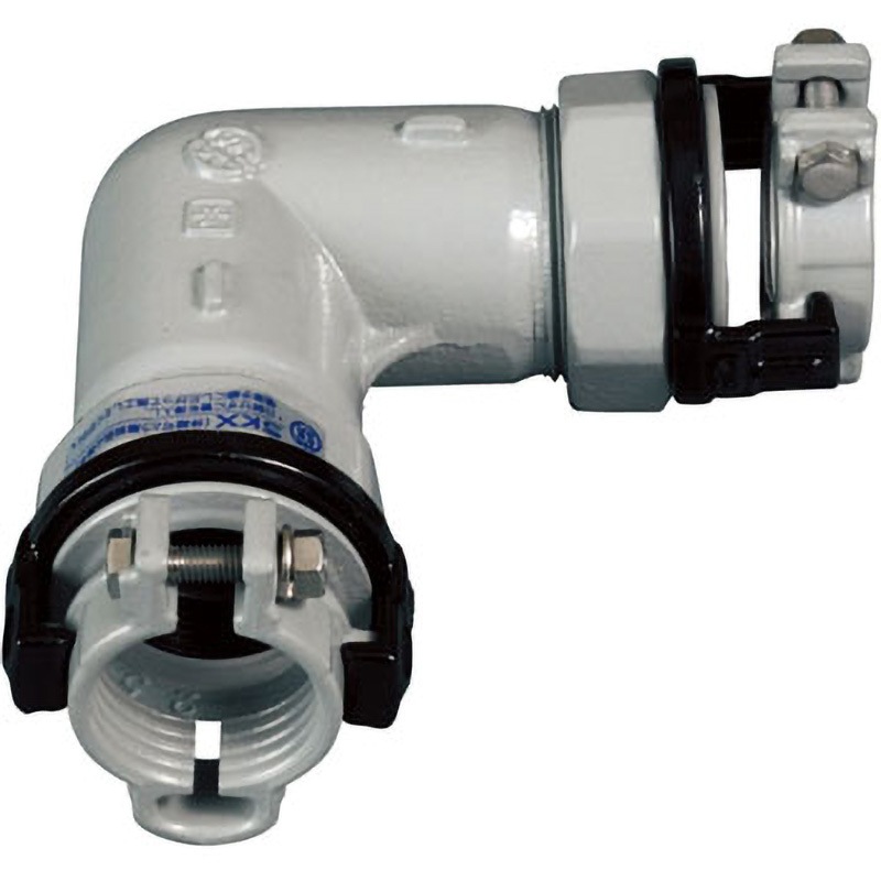 川西水道機器 ＳＫＸ 座付エルボ 水配管用鋼管接続 SKX-L座付 50