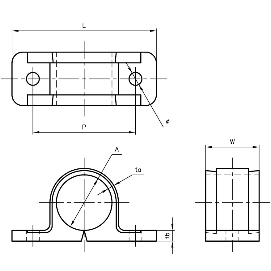 A10511-0965 PPサドル HI アカギ 呼び径50 1個 A10511-0965 - 【通販