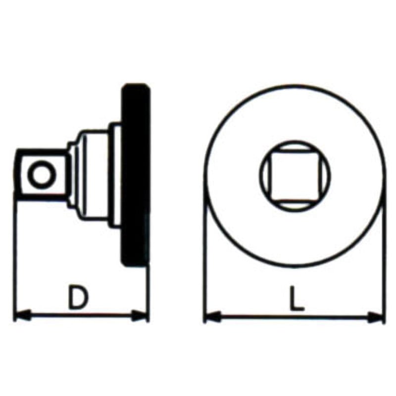 2756 6.35sqクイックスピンナー 1個 Ko-ken(コーケン/山下工業研究所
