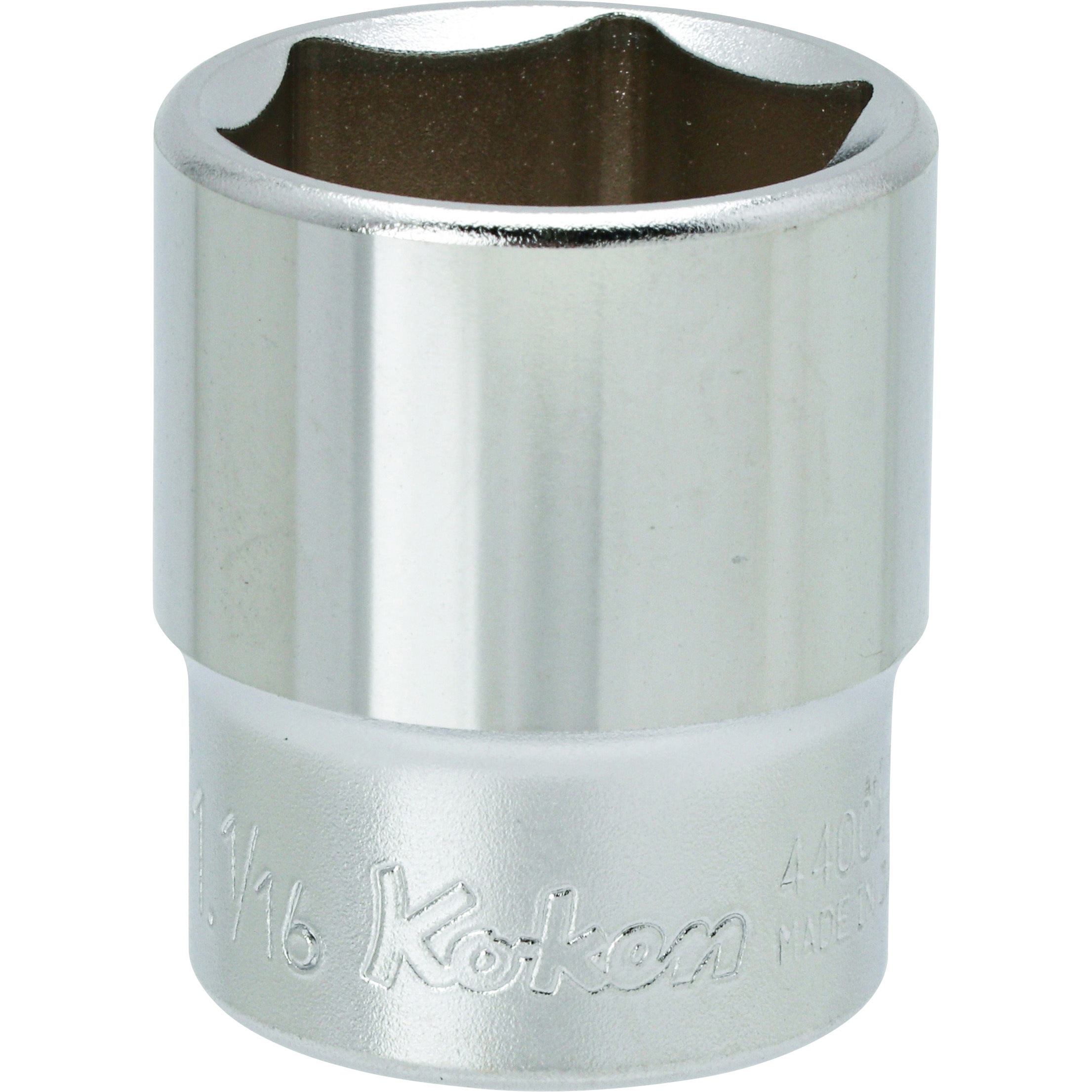 4400A-1.1/16 12.7sq6角ソケット(インチ) 1個 Ko-ken(コーケン/山下