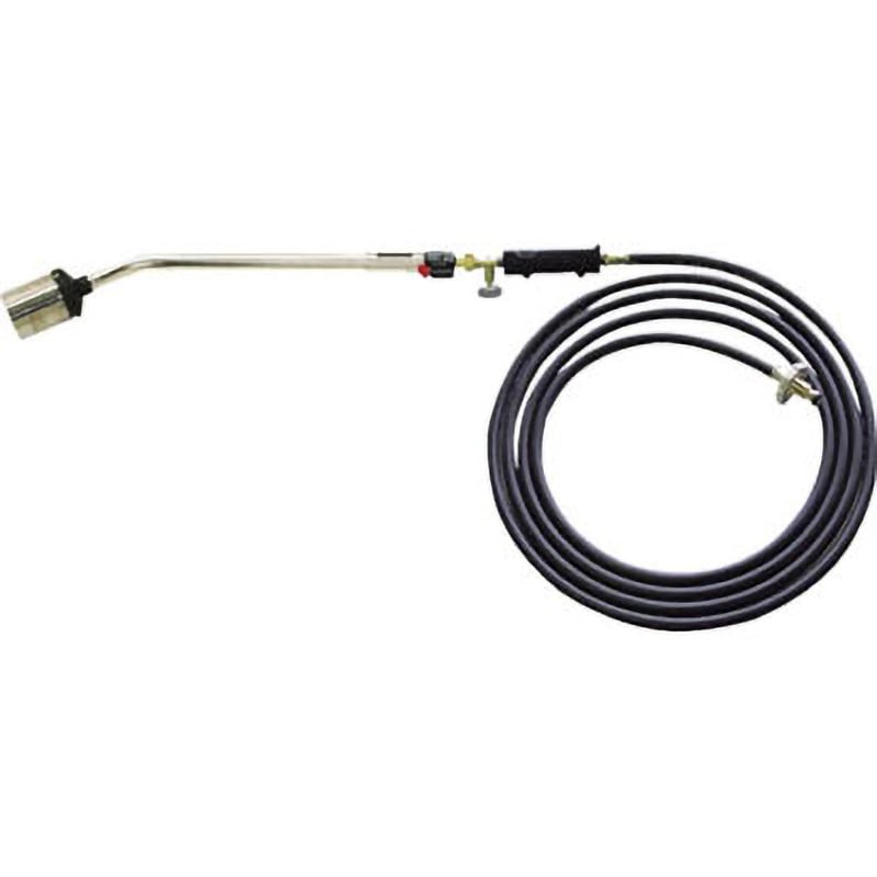 A-8-5M プロパンバーナーセット 圧電点火装置付 火口径Φ75mmホース5m 1個 Sakae Fuji(栄製機) 【通販モノタロウ】