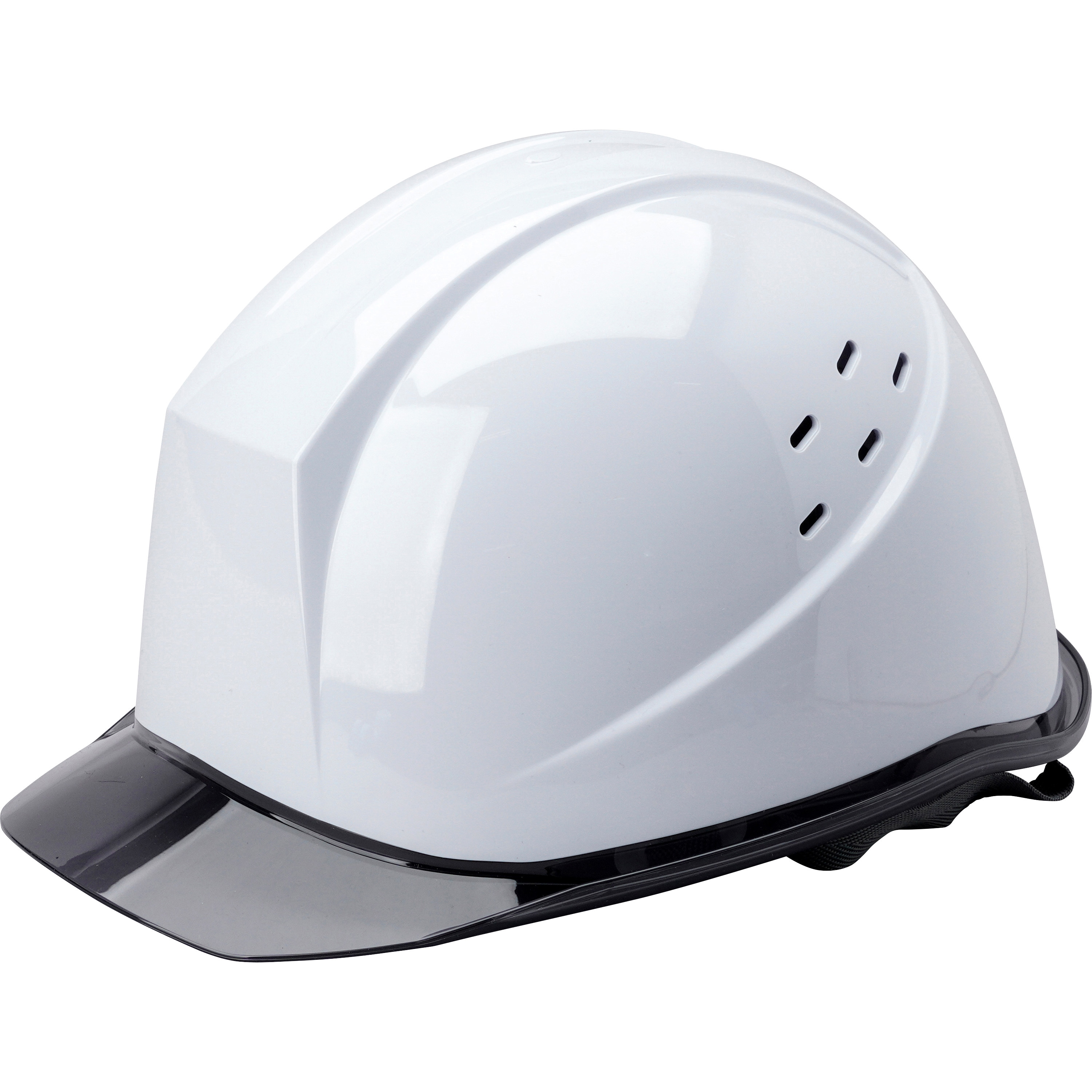 ヘルメット SC-11PCLVRA-KP-W バイザー型 通気孔付ヘルメット ホワイト ミドリ安全