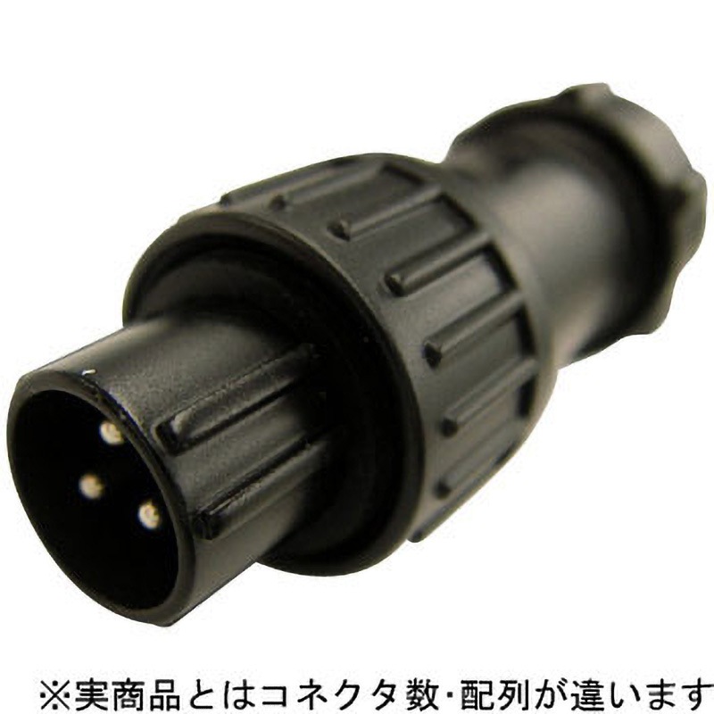 NJW-203-PM10 NJWシリーズ防水中型コネクタ ストレートプラグ 七星科学