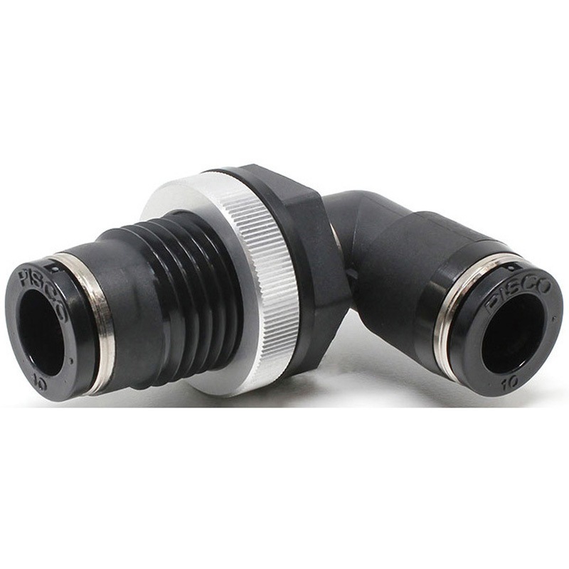 PML10 隔壁ユニオンエルボ PISCO(ピスコ) 標準タイプ チューブ外径10mm