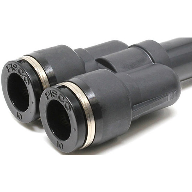 PWJ12-10W 違径ブランチユニオンワイ PISCO(ピスコ) 標準タイプ チューブ外径10mm 1袋(10個) PWJ12-10W