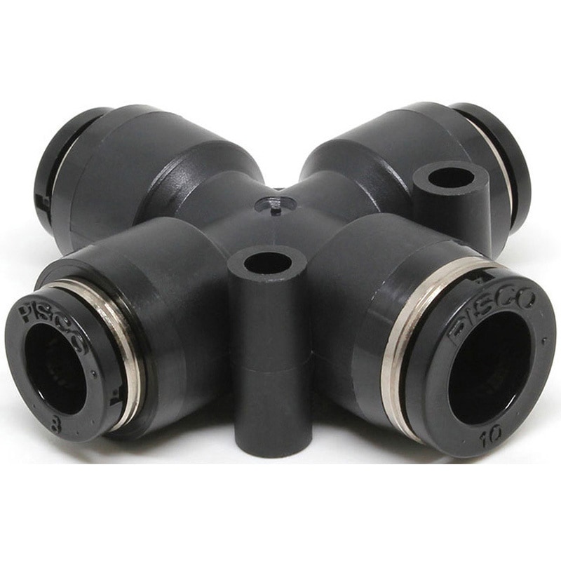 PZC10-8W ミニタイプ クロスC PISCO(ピスコ) 標準タイプ チューブ外径10X8mm 1袋(10個)