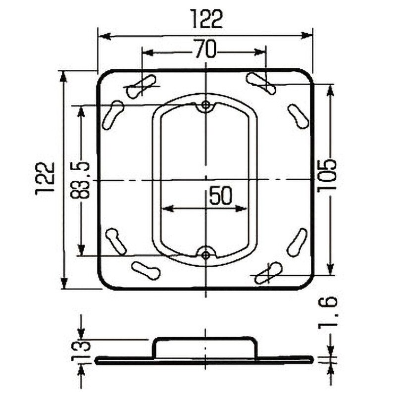OFL-12 塗代カバー(鉄製) 1箱(10枚) 未来工業 【通販モノタロウ】 OFL-12 塗代カバー(鉄製) 1箱(10枚) 未来工業 【通販モノタロウ】