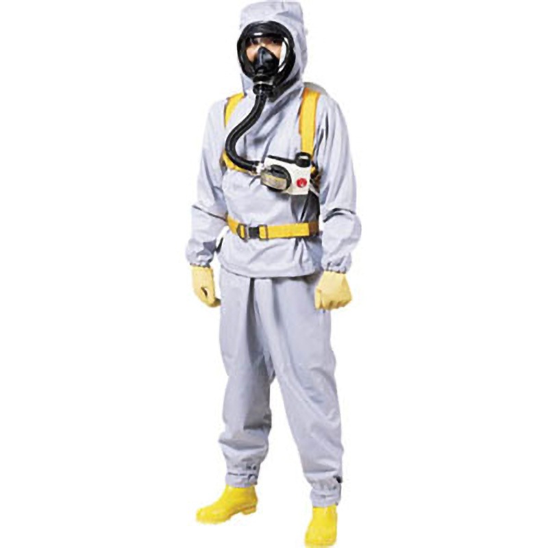 7753 密閉形防護服PS410K上着小 重松製作所 ジャケット/ジャンパー JIS規格