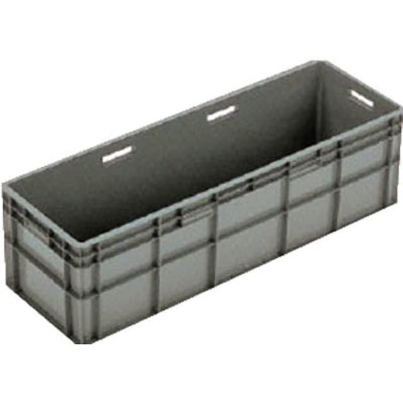 TP-393L  GY ヒシ TP型コンテナ グレー 三菱ケミカル 容量73.8L 外寸(幅×奥行×高さ)1005×335×288mm 1個 TP-393L  GY