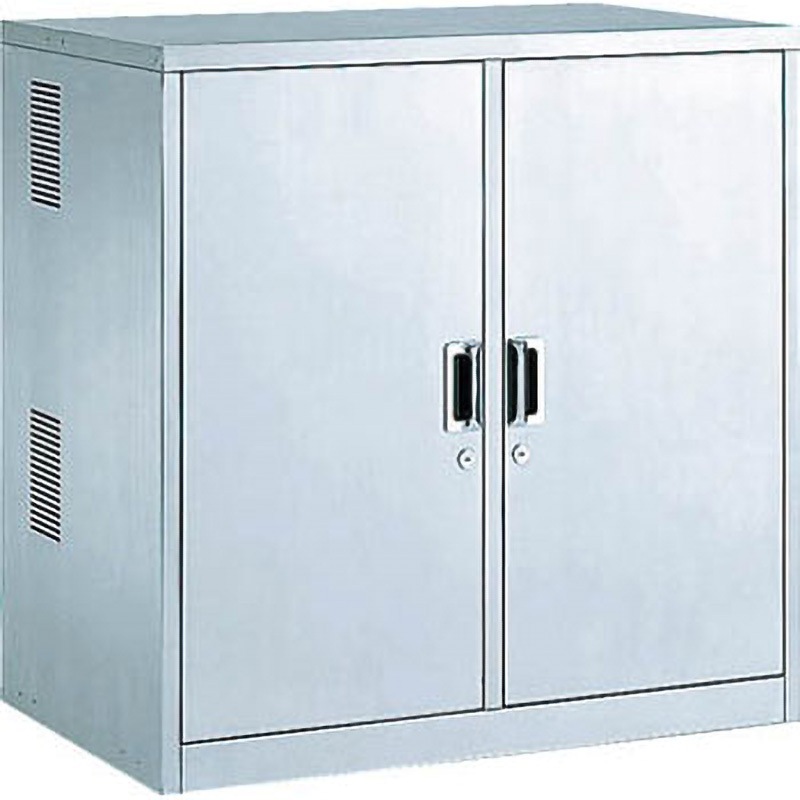 YK-200   (SUS304) 両開ステンレス保管庫 米澤器械工業 受注生産品 間口900mm奥行550mm高さ900mm