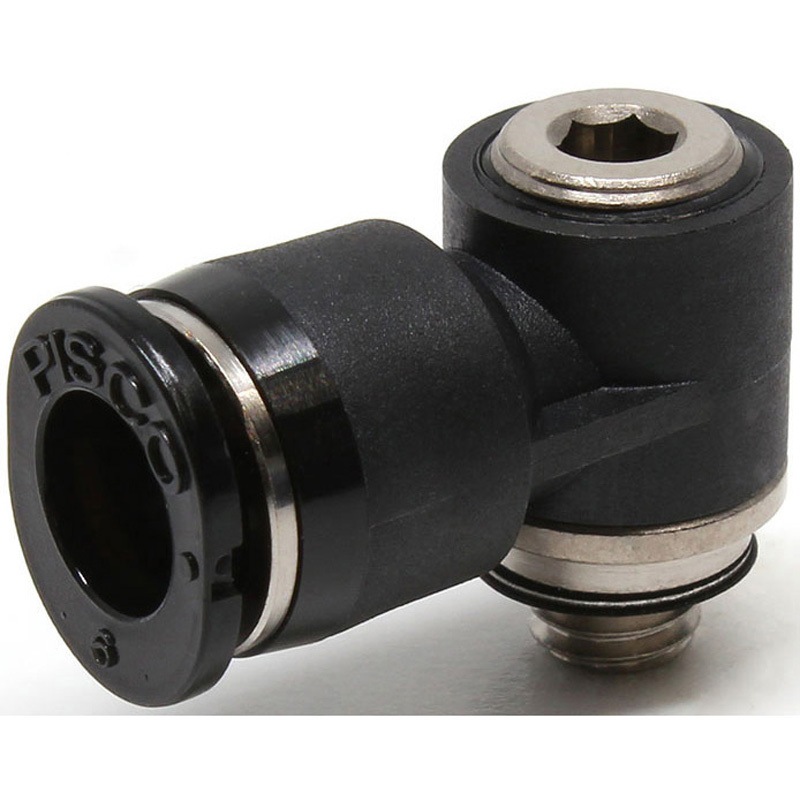 ビス POL6-M5M ミニタイプ 六角穴付ユニバーサルエルボ PISCO(ピスコ) 空気